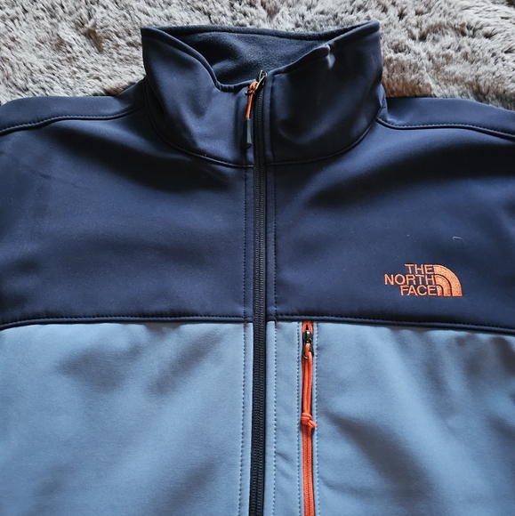 Blue two tones North Face Jacket sz L - Picture 3 of 5
